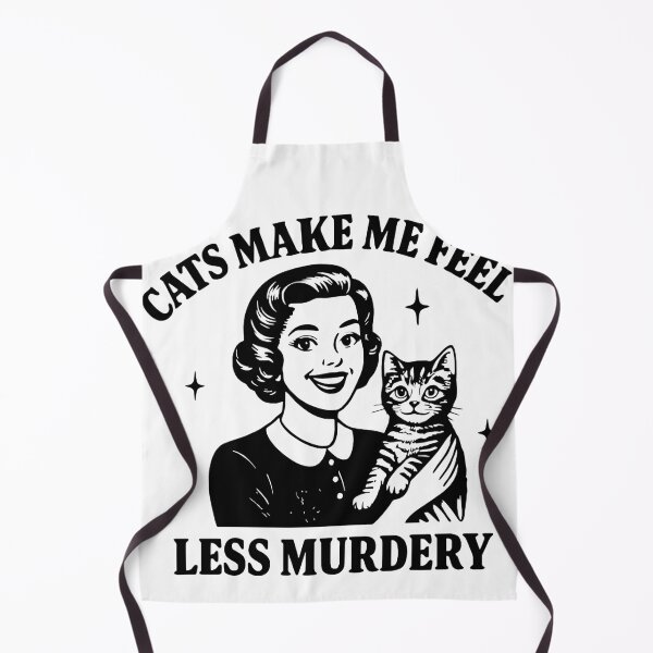Item preview, Vintage style pin-up murderous housewife | budflux.com designed and sold by Budflux.