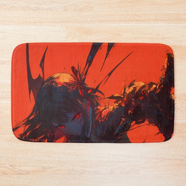 Item preview, Takina Inoue Lycoris Recoil Neon Red Shadow Stare designed and sold by Tokyonomad.
