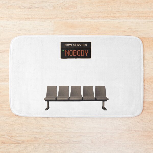 Item preview, Now Serving Nobody Shirt – Waiting Room Aesthetic – Deep Minimal Life Design designed and sold by Tropivaro.