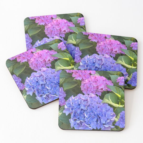Item preview, Pink and Blue Hydrangea Flowers in Bloom designed and sold by Be Captured by Brittany Emma.