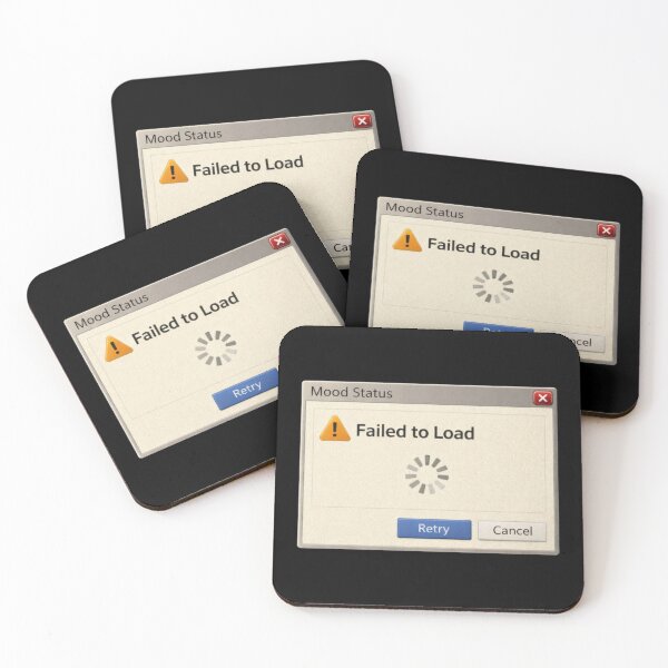 Item preview, Mood Status Failed To Load Shirt – Funny Tech Humor – Relatable Error Design designed and sold by Tropivaro.