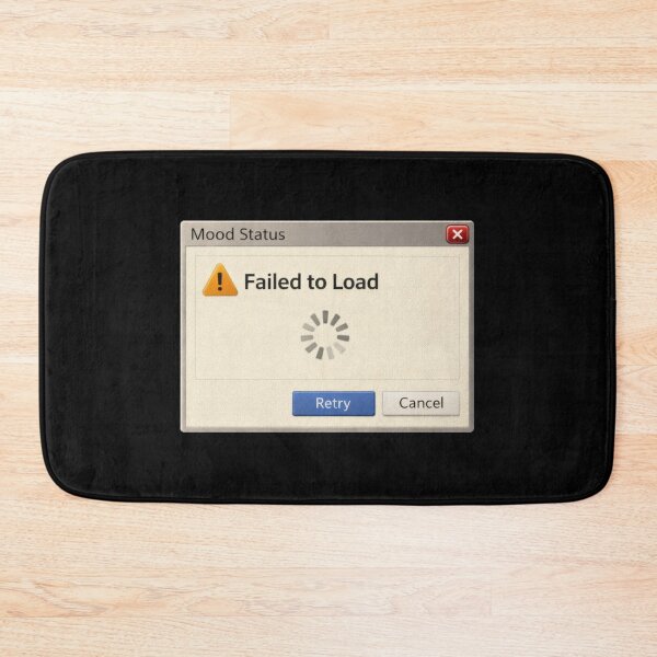 Item preview, Mood Status Failed To Load Shirt – Funny Tech Humor – Relatable Error Design designed and sold by Tropivaro.