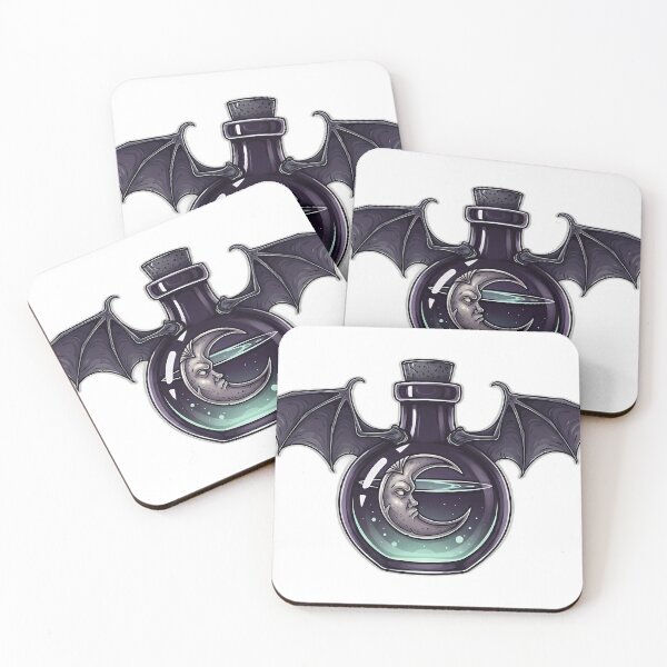 Item preview, Batwing Potion Moon Crest designed and sold by IllumeInk.