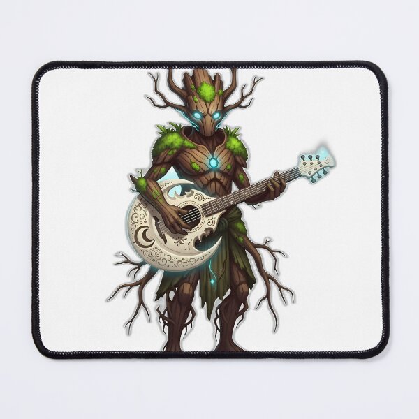 Item preview, Forest Guardian Moon Guitar designed and sold by IllumeInk.