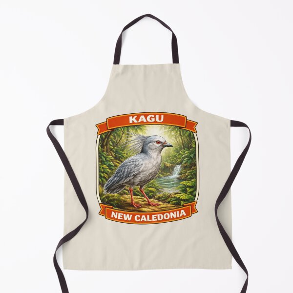 Item preview, Kagu - New Caledonia Rare Tropical Bird Wildlife designed and sold by Myra365Art.