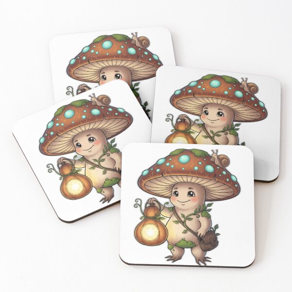 Item preview, Forest Guardian Mushroom Lantern designed and sold by IllumeInk.