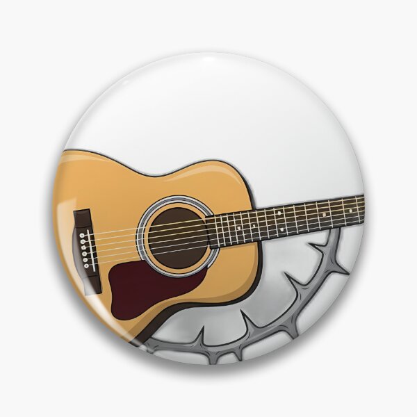 Item preview, Mystic Guitar Thorn Crest designed and sold by IllumeInk.