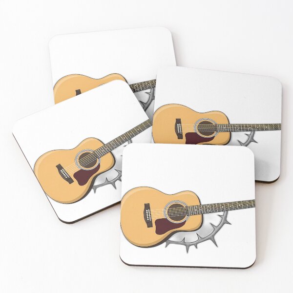 Item preview, Mystic Guitar Thorn Crest designed and sold by IllumeInk.