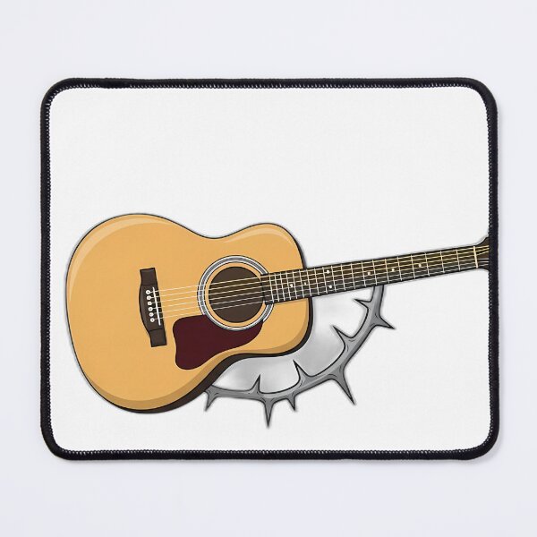 Item preview, Mystic Guitar Thorn Crest designed and sold by IllumeInk.