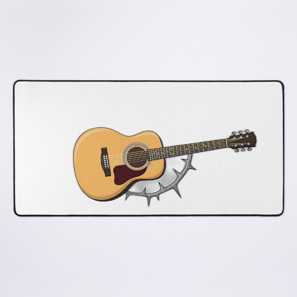 Item preview, Mystic Guitar Thorn Crest designed and sold by IllumeInk.