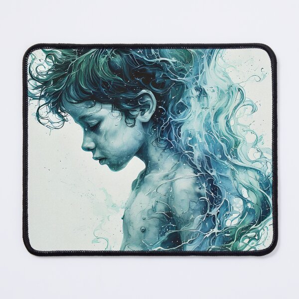 Item preview, Water Child With Flowing Water Around Him designed and sold by Charles Oliver Creations.