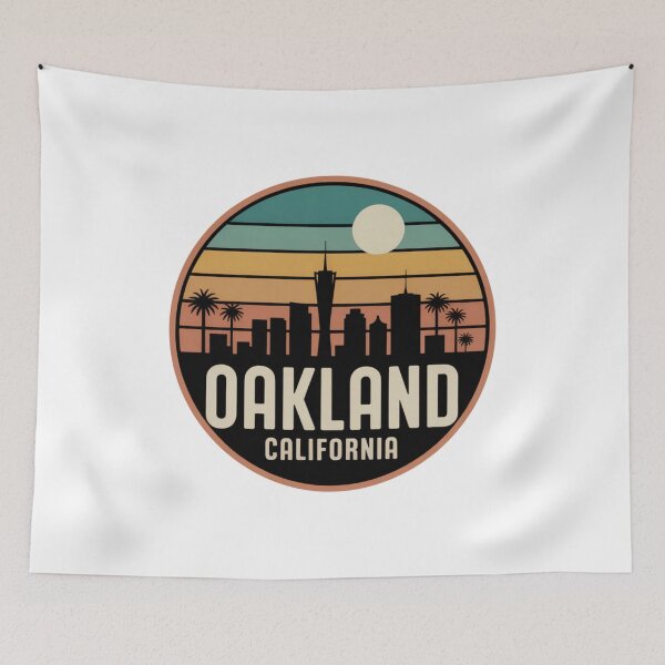 Item preview, Oakland California: Skyline Sunset designed and sold by CircinusStore.