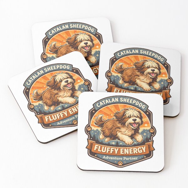 Item preview, Catalan sheepdog -Fluffy energy, the adventures partner  designed and sold by Rally Forge.