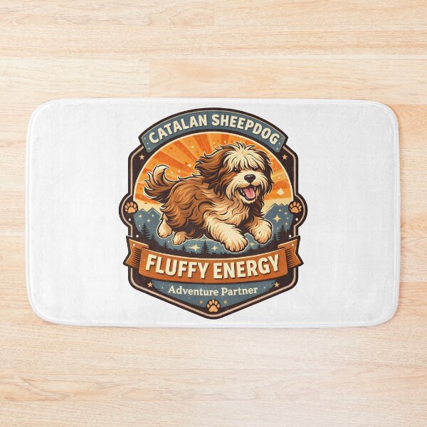 Item preview, Catalan sheepdog -Fluffy energy, the adventures partner  designed and sold by trendie-tees.