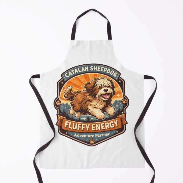 Item preview, Catalan sheepdog -Fluffy energy, the adventures partner  designed and sold by trendie-tees.