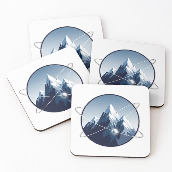 Item preview, Abstract Mountain Orbit Badge designed and sold by IllumeInk.