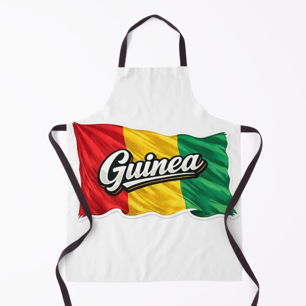 Item preview, Guinea Flag Waving Design – Guinean National Pride Graphic, West Africa Heritage Artwork, Travel Gift designed and sold by GarnerSupplyCo.