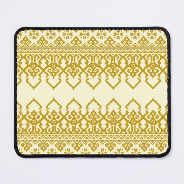 Item preview, Elegant Golden Thai Silk Geometric Pattern designed and sold by NM-Beyond.