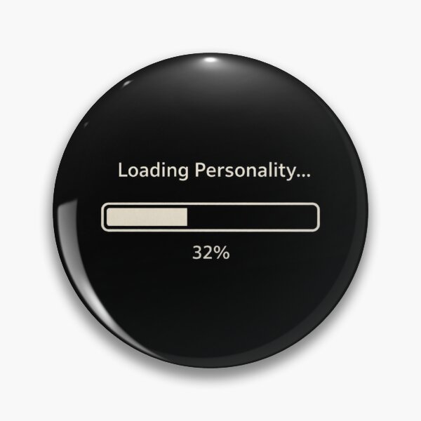 Item preview, Loading Personality Shirt – Funny Minimal Tech Humor Design designed and sold by Tropivaro.