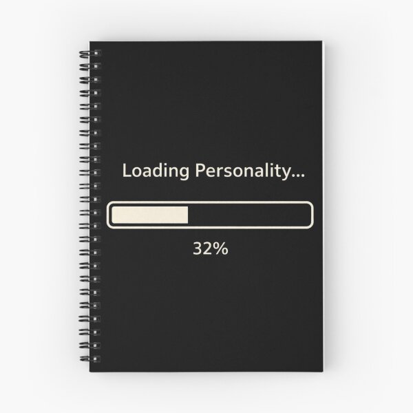 Item preview, Loading Personality Shirt – Funny Minimal Tech Humor Design designed and sold by Tropivaro.