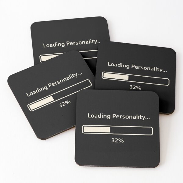 Item preview, Loading Personality Shirt – Funny Minimal Tech Humor Design designed and sold by Tropivaro.
