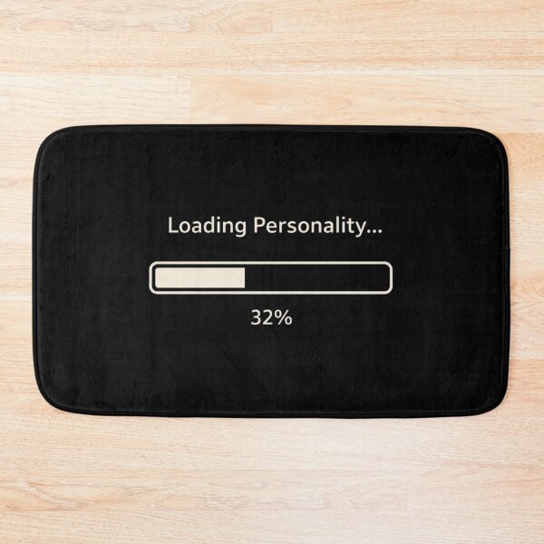 Item preview, Loading Personality Shirt – Funny Minimal Tech Humor Design designed and sold by Tropivaro.