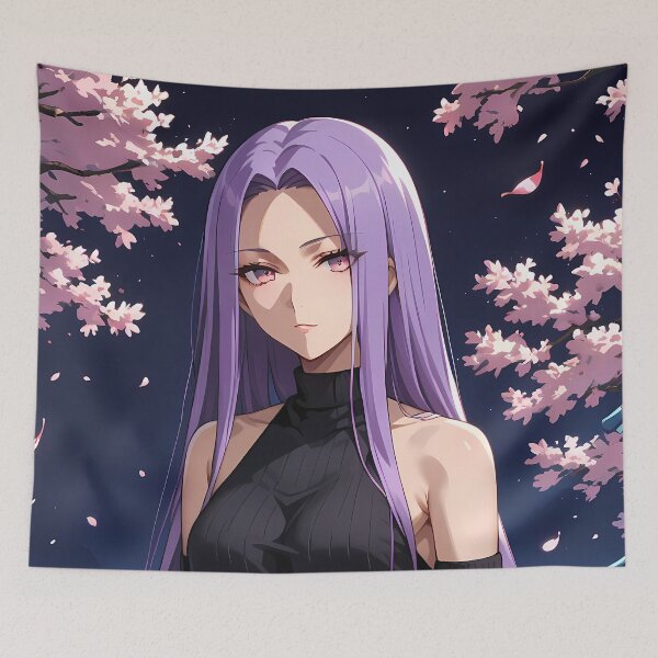 Item preview, Rider Fate Stay Night Anime Girl Sakura Night Elegance designed and sold by PMartistStudio.