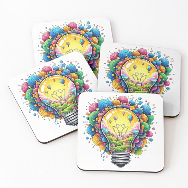 Item preview, Creative Light Bulb World Illustration Design designed and sold by momoshome.