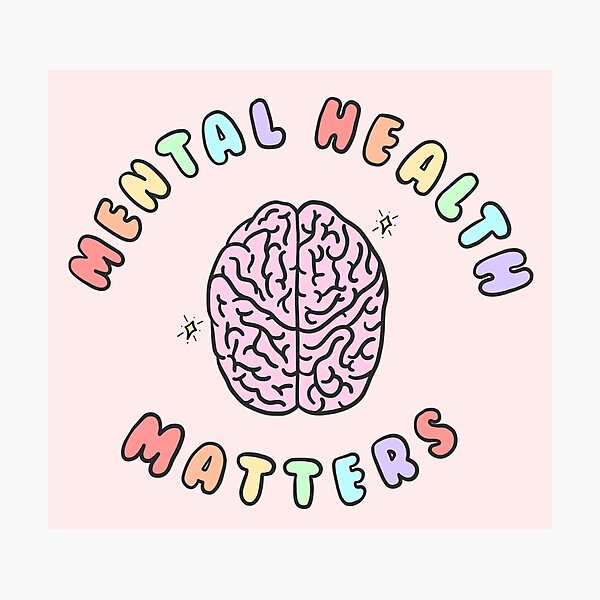 Item preview, Mental Health Matters designed and sold by crystaldraws.