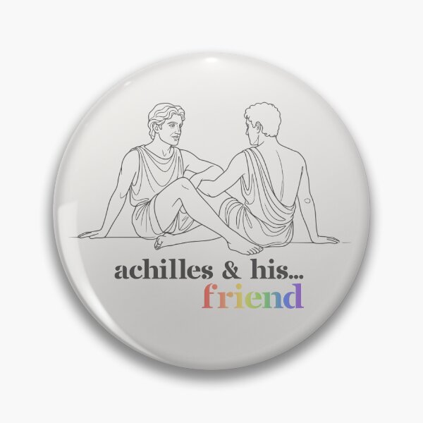 Item preview, Achilles and His Friend Minimal Tee designed and sold by AtsokDraws.