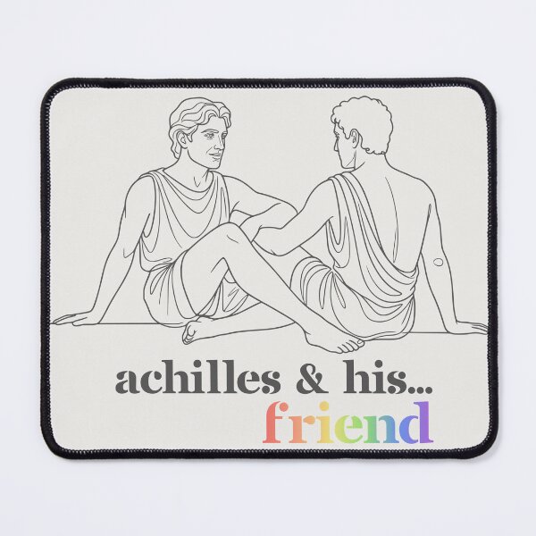 Item preview, Achilles and His Friend Minimal Tee designed and sold by AtsokDraws.
