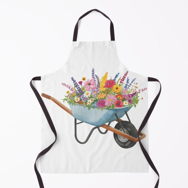 Item preview, Flowers in wheelbarrow  designed and sold by uunaa.