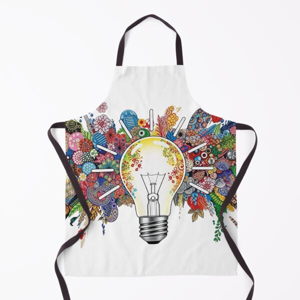 Item preview, Artistic Light Bulb with Floral Design Elements designed and sold by momoshome.