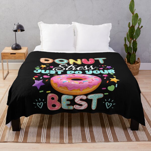 Item preview, Donut Stress Just Do Your Best Testing Day teacher designed and sold by ArleneRowe.