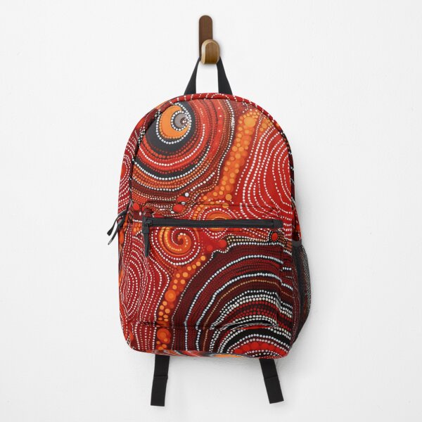 Item preview, Aboriginal Inspired Dot Art - Intricate Lava Pattern designed and sold by GrinGalore.