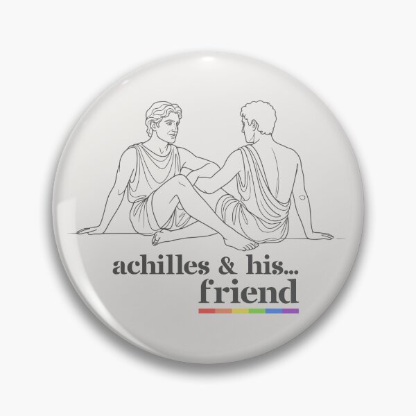Item preview, Achilles Patroclus Greek Mythology Shirt designed and sold by AtsokDraws.