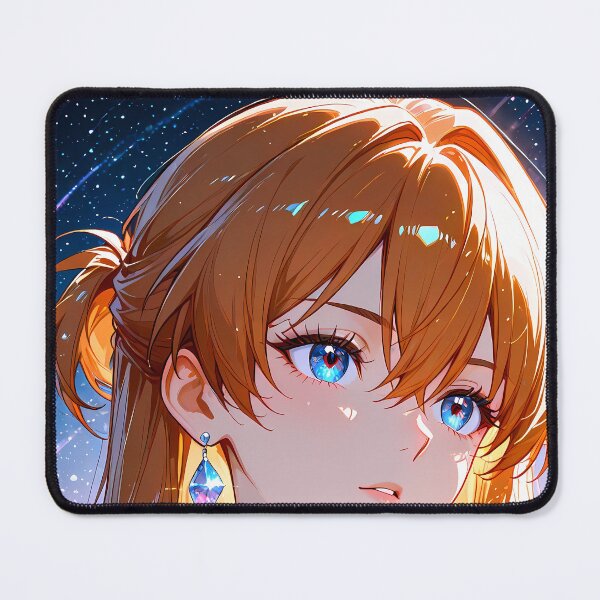 Item preview, Asuka Langley Soryu Neon Genesis Evangelion Crystal Night Portrait designed and sold by PMartistStudio.