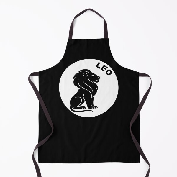 Item preview, Leo Lion - Zodiac Sign In Negative Circle Bold Art designed and sold by The Bold Line Studio.