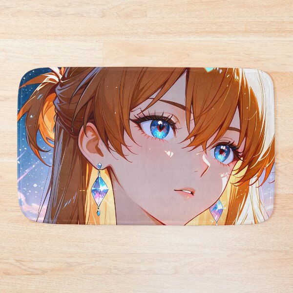 Item preview, Asuka Langley Soryu Neon Genesis Evangelion Crystal Night Portrait designed and sold by PMartistStudio.