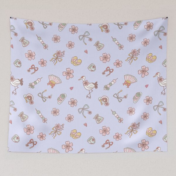 Item preview, Sakura Japanese Coquette (Purple) designed and sold by HarunaMcDesigns.