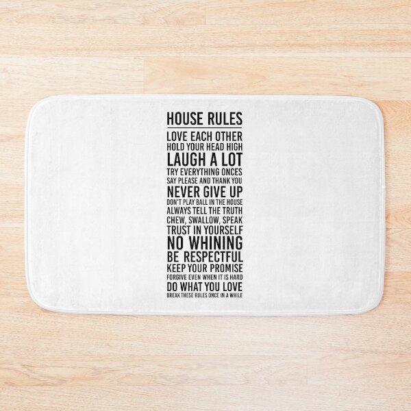 Item preview, House Rules designed and sold by corbrand.