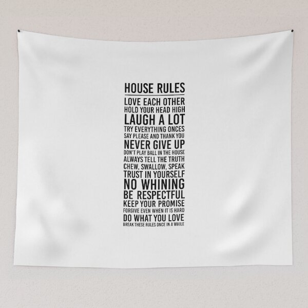 Item preview, House Rules designed and sold by corbrand.