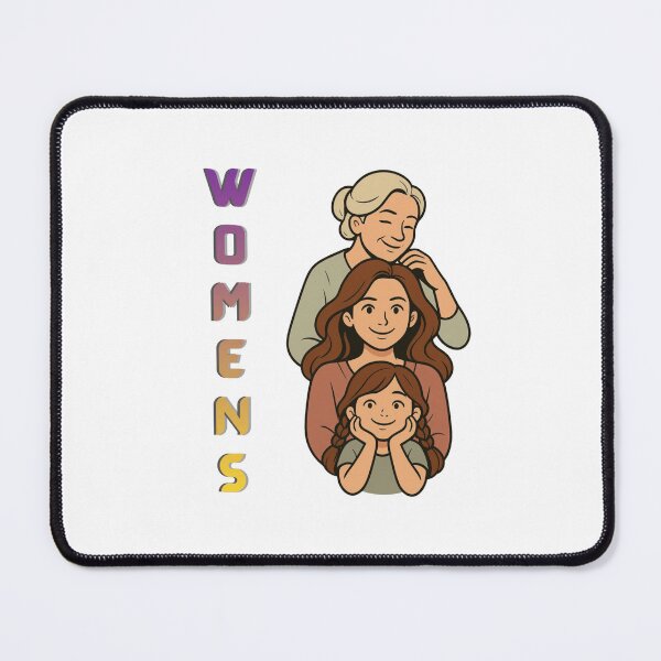 Item preview, Copy of Happy Women’s Day Woman Life Stages Line Art – Girl Young Old Woman Illustration designed and sold by Dew Drop wear.