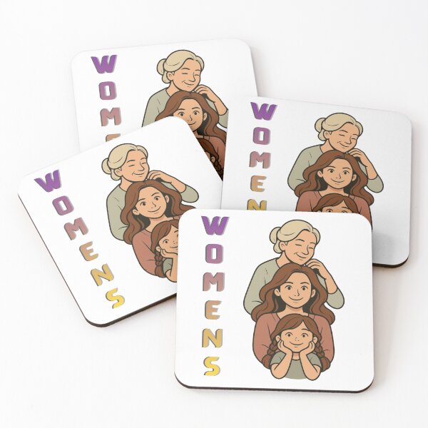 Item preview, Copy of Happy Women’s Day Woman Life Stages Line Art – Girl Young Old Woman Illustration designed and sold by Dew  Drop wear.