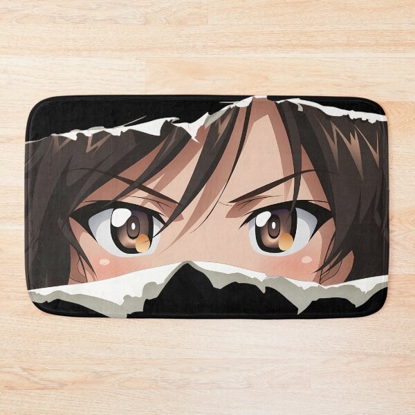 Item preview, Shiho Nishizumi Girls Und Panzer Brown Eyes Torn Paper Peek designed and sold by PMartistStudio.