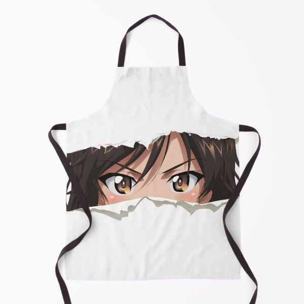 Item preview, Shiho Nishizumi Girls Und Panzer Brown Eyes Torn Paper Peek designed and sold by PMartistStudio.