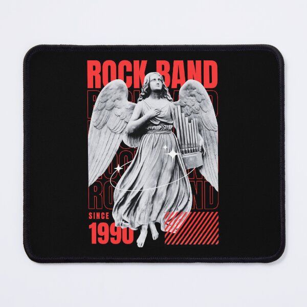 Item preview, Rock Angel Statue T-Shirt | Gothic Music Aesthetic | Vintage Dark Angel Graphic Tee designed and sold by PixelVibe Art.