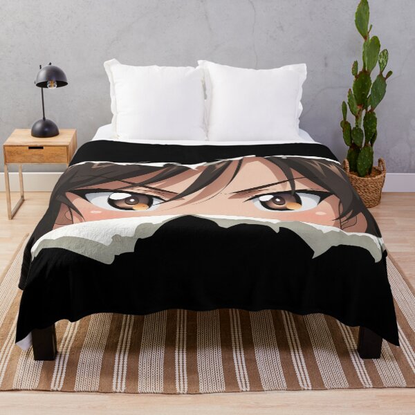 Item preview, Shiho Nishizumi Girls Und Panzer Brown Eyes Torn Paper Peek designed and sold by PMartistStudio.