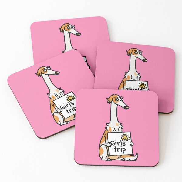 Item preview, Girls Trip with Borzoi Dog designed and sold by ellenhenry.