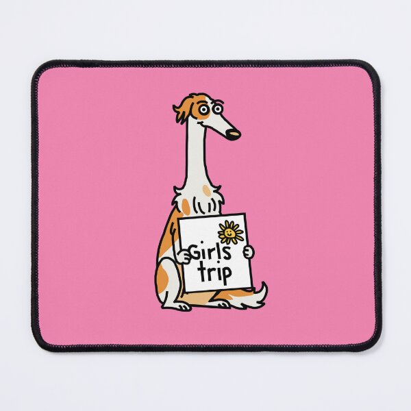 Item preview, Girls Trip with Borzoi Dog designed and sold by ellenhenry.